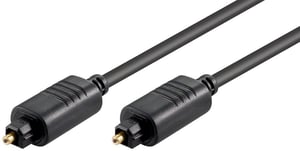 Microconnect TT630BKAD ljudkabel 3 m Toslink Svart