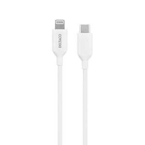 Deltaco IPLH-452 kabel Lightning 2 m Biały