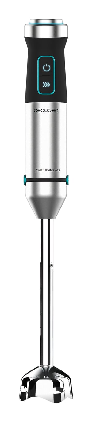 Cecotec Power TitanBlack 1500 XL TotalMix Blender immersyjny 1500 W Czarny, Zielony, Stal nierdzewna