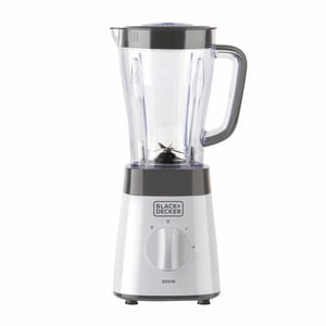 Black & Decker BXJB500E 1.5 L Blender, 500 W Countertop Blender, White