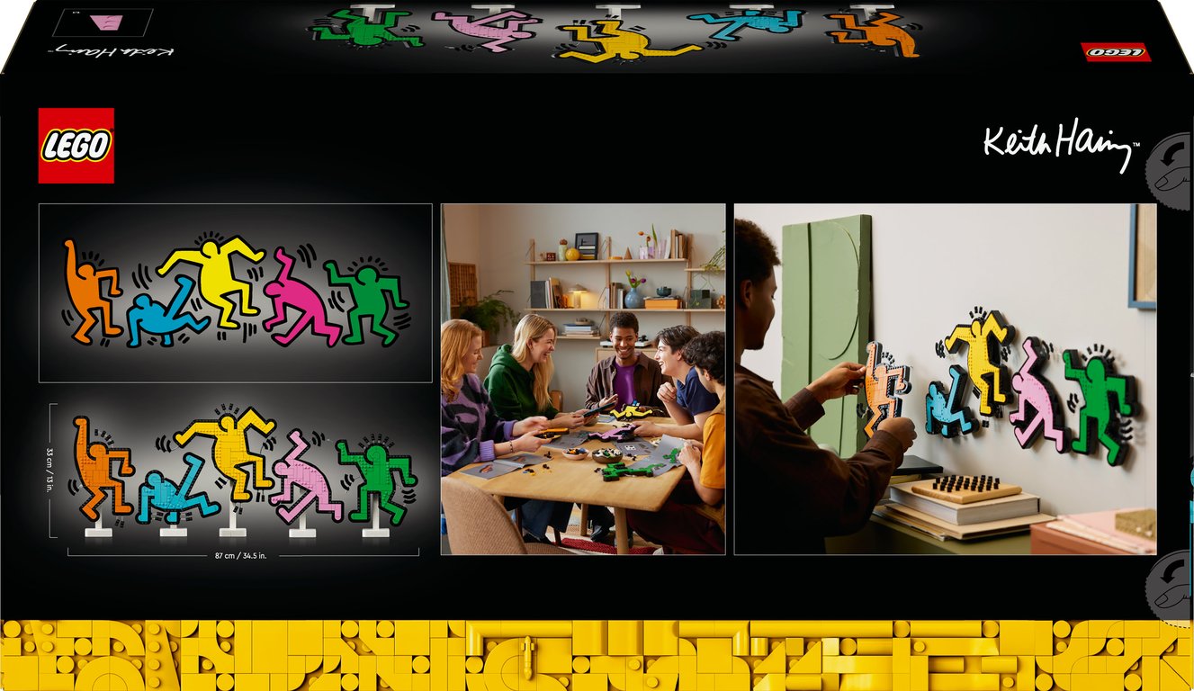 фото Блоковий конструктор LEGO Art Кіт Гарінґ Танцюючі чоловічки (31216)