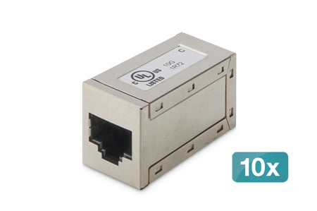 Digitus Modułowy łącznik wtykowy CAT 6, ekranowany - 10 kst