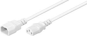 Microconnect PE040610W kabel zasilające Biały 1 m C14 panel C13 panel