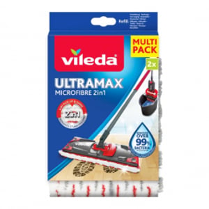 Vileda 167720 mopp Moppunderlägg Röd, Vit