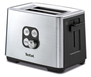 Tefal Equinox TT420D 7 2 Tassen. Schwarz, Edelstahl