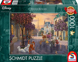 Schmidt Spiele Disney The Aristocats Puzle konturowe 1000 szt. Animals