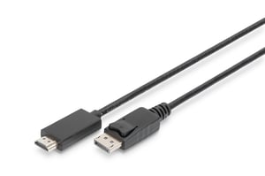 Digitus DisplayPort-Adapterkabel, DP – HDMI Typ A