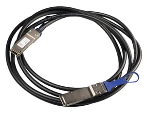 Mikrotik XQ+DA0003 InfiniBand-/Glasfaserkabel, 3 m, QSFP+ zu QSFP+ / QSFP28 zu QSFP28, schwarz
