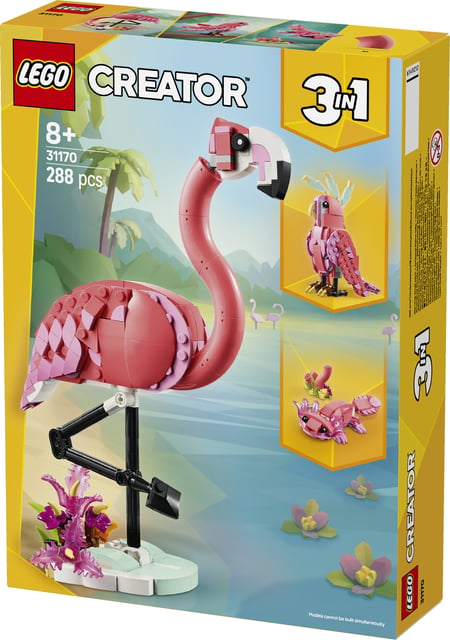 LEGO Creator Dzikie zwierzęta: różowy flaming