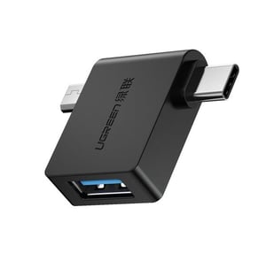Ugreen 30453 adapter för USB-C/Thunderbolt 3-kablar till USB 3.0 A, svart