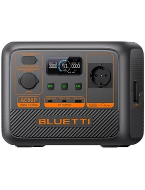 Bluetti AC50P przenośne stacja zasilająca 6 Litowo-żelazowo-fosforanowy (LiFePO4) 700 W 6,9 kg