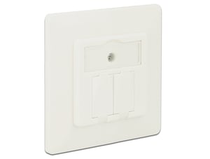 DeLOCK 86219 gniazdko elektryczne RJ-45 Biały