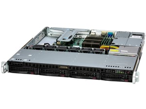 Supermicro SuperServer SYS-511R-M Intel C266 LGA 1700 Rack (1U) Schwarz