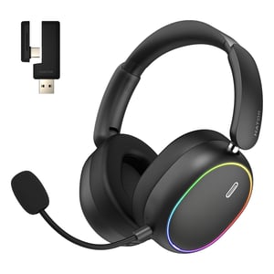 HATOR Phoenix 2 Wireless Headset – kabelgebunden und kabellos – Kopfbügel – Gaming – USB Typ C / USB Typ A – Bluetooth – Schwarz