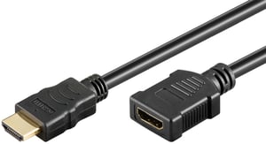 Goobay 61313 HDMI-Kabel 5 m, HDMI Typ A (Standard), schwarz