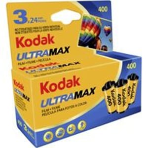 Kodak Ultramax 400 färgnegativfilm, 24 bilder.