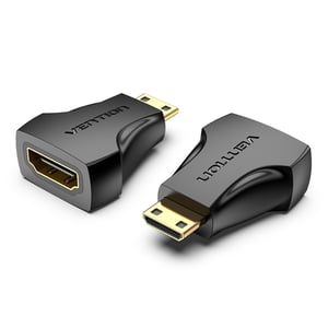 Vention AISB0 Mini HDMI to HDMI Cable Adapter, Black