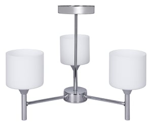 Activejet MIRA Classic Chrome Triple 3xE27 Pendant Ceiling Light for the Living Room