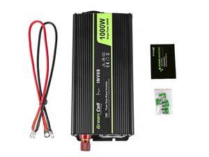 Green Cell INV09 adapter zasilający/ inwentor Automatyczna 1000 W Czarny
