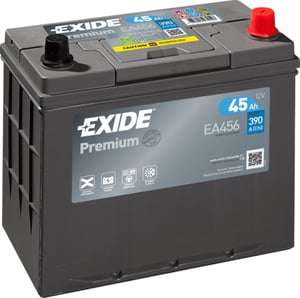 Exide EA456 akumulator samochodowy Ołowiany (VRLA) 45 Ah 12 V 390 A Samochód