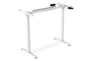 ASSMANN Electronic DA-90431 Schreibtischgestell, elektrisch, 2 x Bein, Weiß
