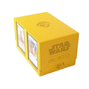 Asmodee Star Wars: Unlimited Double Deck Pod – gul kortlåda