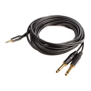 Monkey Banana 231210 kabel audio 3 m 2 x 6.35mm 3.5mm Czarny