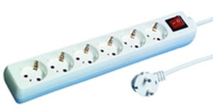 REV 512360555 Überspannungsschutz Weiß 6 x Netzsteckdose 250 V 1,4 m