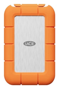 LaCie STND4000400 Extern SSD-enhet med Thunderbolt-teknik, 4 TB, USB Type-C, USB4 Gen 3x2, orange, rostfritt stål