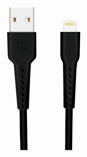 Swissten 71505540 kabel Lightning 1 m Czarny