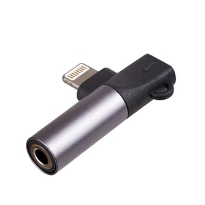 Akyga AK-AD-63 przejściówka do kabli Lightning Jack Czarny