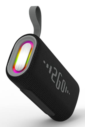 2GO Two Przenośny głośnik stereo Czarny 10 W