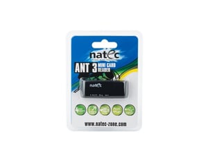 NATEC ANT 3 Mini czytnik kart USB 2.0 Czarny