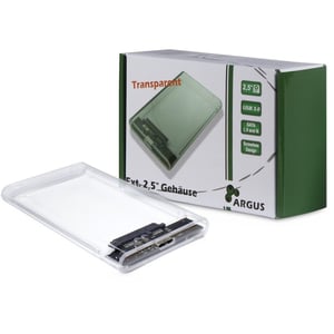 Inter-Tech GD-25000 Obudowa HDD Przezroczysty 2.5"
