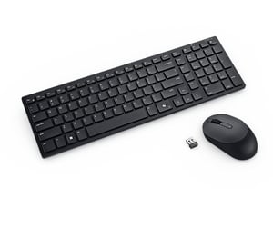 DELL Kompakt, tyst tangentbord och mus Pro — KM555 – US International (QWERTY)