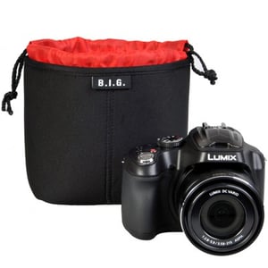 B.I.G. 443038 futerał do aparatu Etui zamykane Czarny, Czerwony