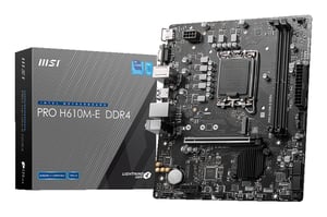 MSI PRO H610M-E DDR4-Mainboard, Intel H610, LGA 1700, Micro-ATX