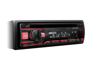 Alpine CDE-203BT radio samochodowe Czarny 200 W Bluetooth