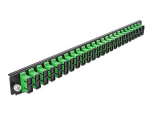 DeLOCK Panel frontowy 19″, 24 porty SC Duplex, zielony