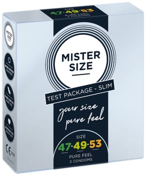 MISTER SIZE Wąski pakiet próbny (47 - 49 - 53)