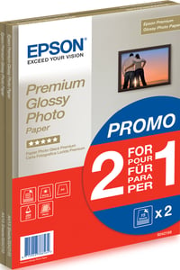 Epson Premium Glossy Photo Paper - A4 - 2x 15 Arkuszy