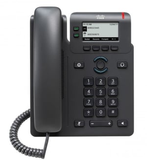 Cisco 6821 telefon VoIP Czarny 2 linii