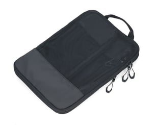 TROIKA BBL56/BK Organizer: Polyester, Polyurethane (PU), Black Canvas