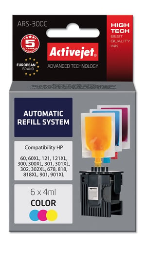 Activejet ARS-300C automatyczny system uzupełnień do drukarki HP