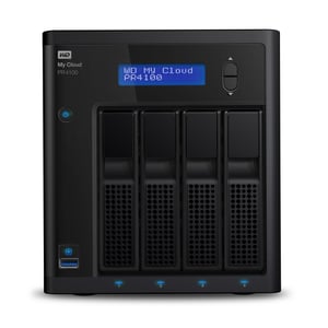 Western Digital My Cloud PR4100 NAS-Desktop Intel® Pentium® N3710 4 GB DDR3L 24 TB HDD My Cloud OS Schwarz