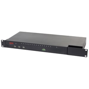 APC KVM1116R KVM-Switch, rackmontierbar, schwarz
