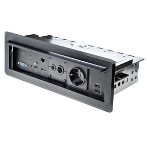 StarTech KITBXAVHDPEU AV video conferencing bridge, 3840 x 2160 px, Wired LAN, Black