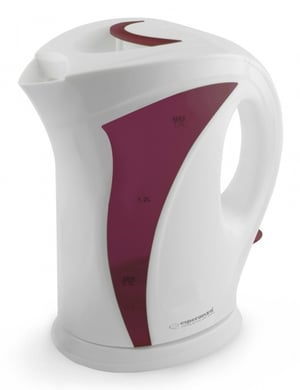 Esperanza EKK018R czajnik elektryczny 1,7 l 2200 W Red, White