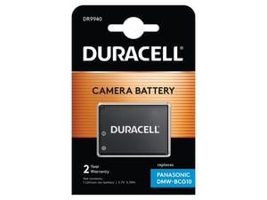 Duracell DR9940 batteri till kamera/videokamera, litiumjon (Li-Ion), 890 mAh