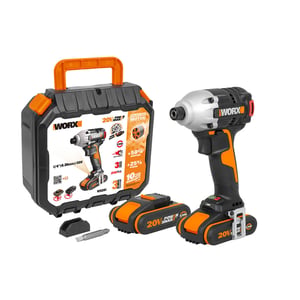 WORX WX261 wkrętak zasilany/zakrętark udarowy 3000 RPM Czarny, Pomarańczowy, Srebrny